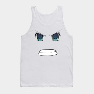 Angry Anime Face Tank Top